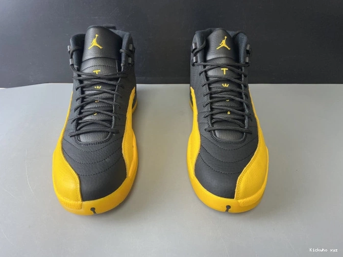 Gold 12 University Jordan Black Air Retro 130690-070 0719